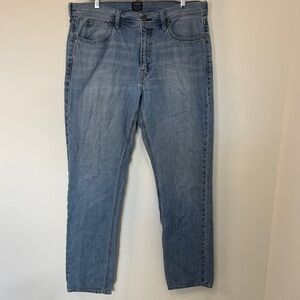 J. Crew Men's Straight Blue Straight Leg Jeans